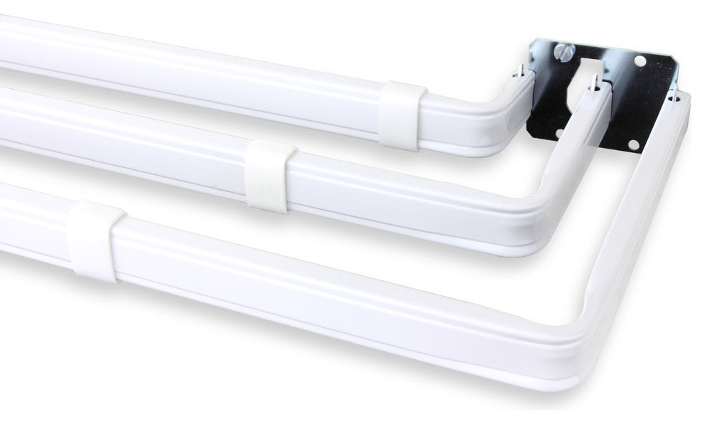 Triple Lockseam Curtain Rod, 48-84"