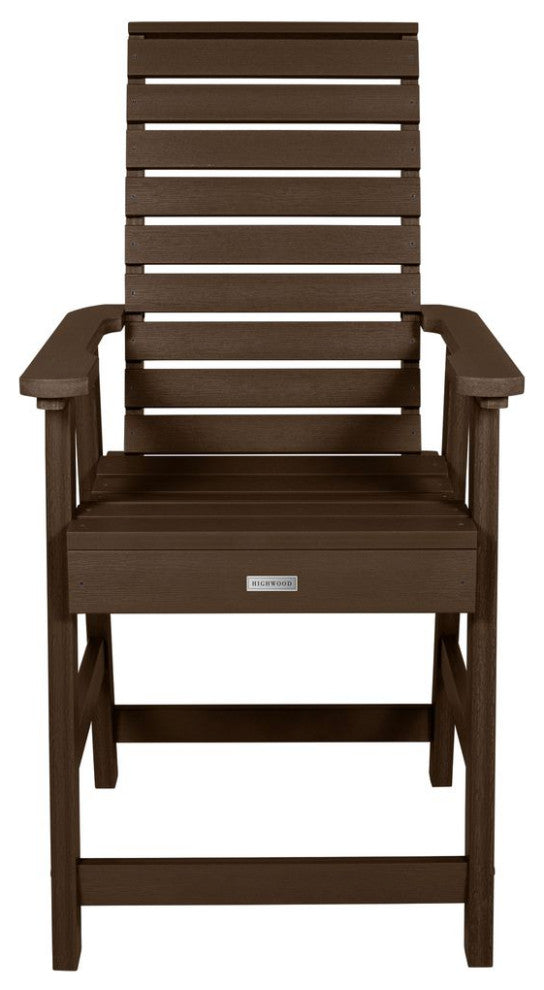 Weatherly Counter-Height Armchair, Weathered Acorn