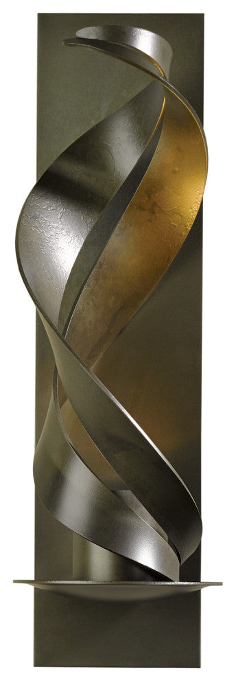 Folio Sconce, Dark Smoke Finish