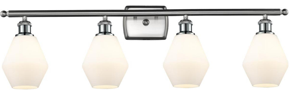 Innovations 516-4W-SN-G651-6 4-Light Bath Vanity Light, Brushed Satin Nickel