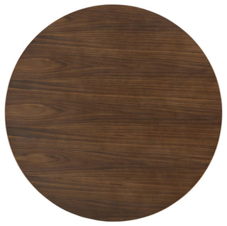 Lippa 47" Round Walnut Dining Table