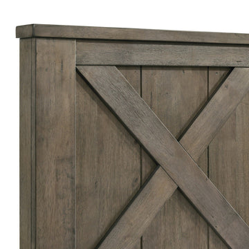 Picket House Furnishings Memphis Panel 3PC Bedroom Set in Grey