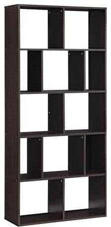 Modern Shelf Bookcase Espresso