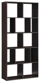 Modern Shelf Bookcase Espresso