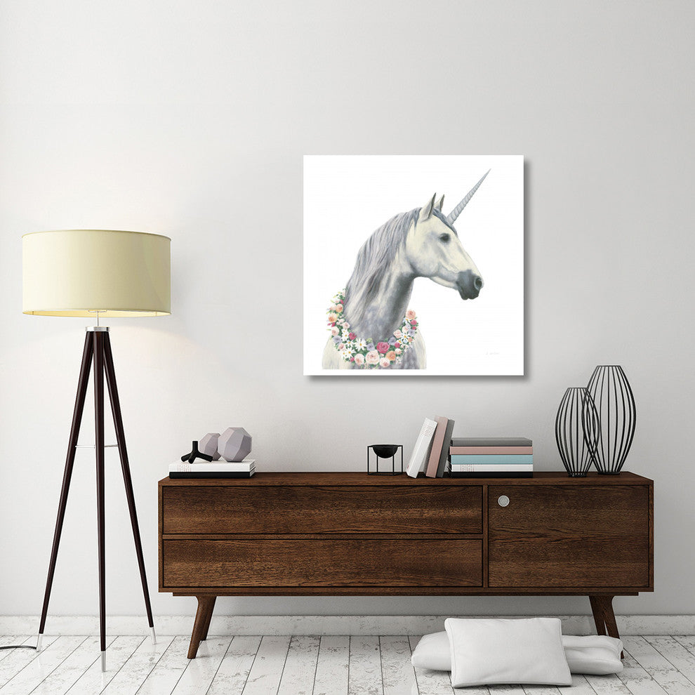 "Spirit Unicorn I Square" Digital Paper Print by James Wiens, 38"x38"