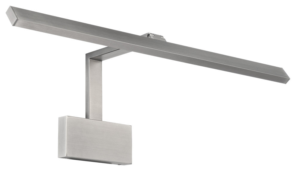 Uptown LED Adjustable Picture Light 3000K, Brushed Nickel, 17"