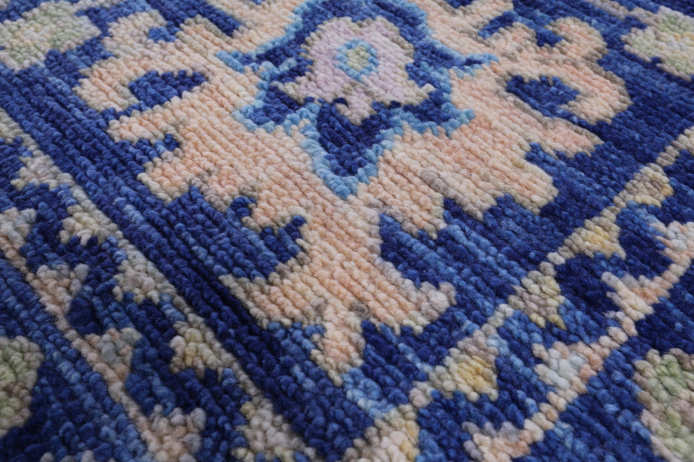 Turkish Oushak Hand Knotted Wool Rug 10' 3" X 13' 8" - Q13314