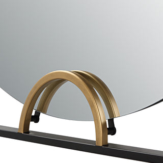 Uttermost 09958 Hinson 39" Diameter Circular Framed Bathroom - Satin Black