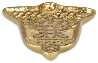 Christmas Bell Cast Iron Gold Catchall Tray