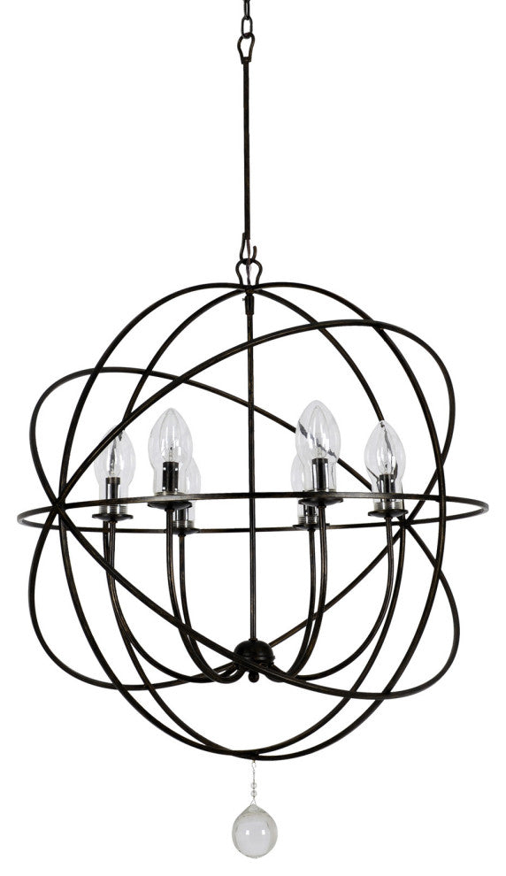 Crystorama Lighting Group SOL-9328 Solaris 6 Light 29"W Outdoor - English