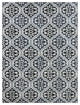 5" X8" X 0.5" Blue Wool Area Rug