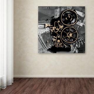 'Movie Projector' Canvas Art by Roderick Stevens