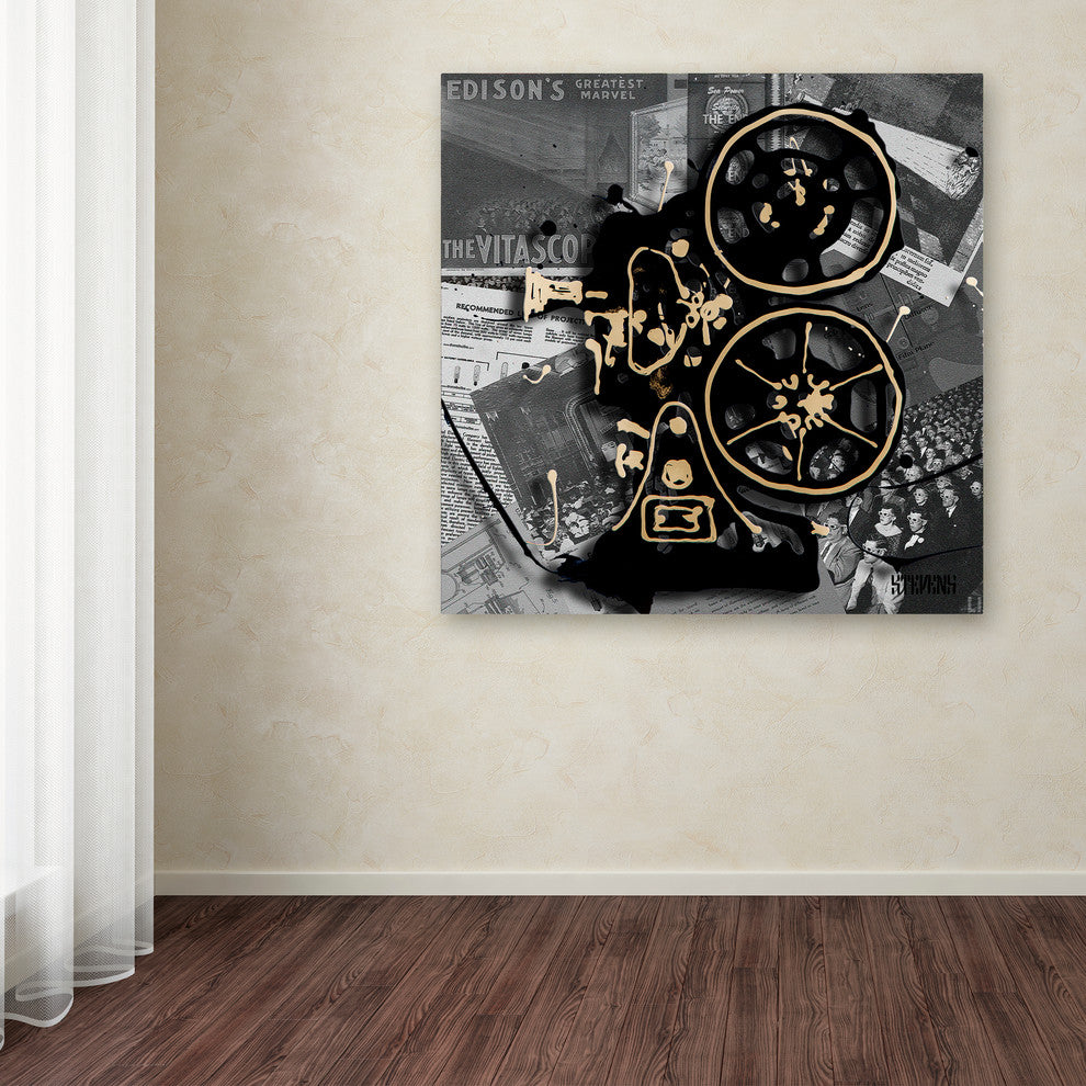 'Movie Projector' Canvas Art by Roderick Stevens