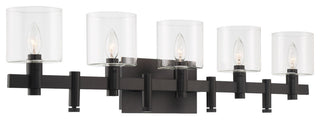 Decato 5 Light Sconce, Black