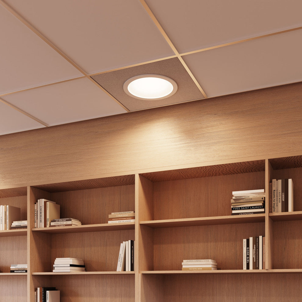 Sonneman 3997 Pi 15"W Flush Mount Ceiling Fixture - Satin White