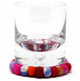 Felt Ball Coasters, Set of 4, Rainbow