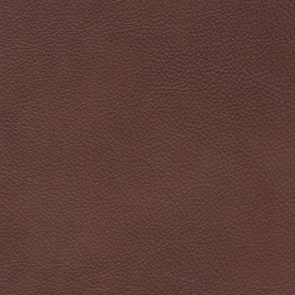 Hydeline Aliso 100% Leather Chesterfield Sofa Set, Pecan Brown, Sofa