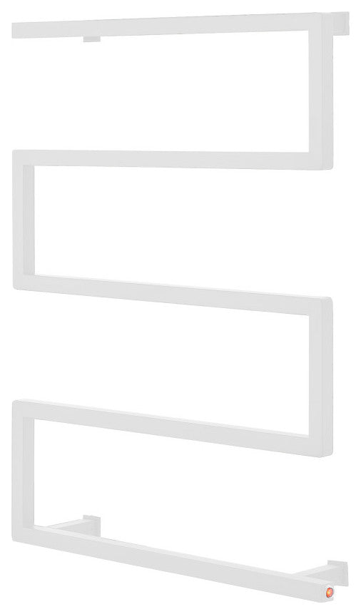 Voltaire 5-Bar Electric Towel Warmer, Matte White