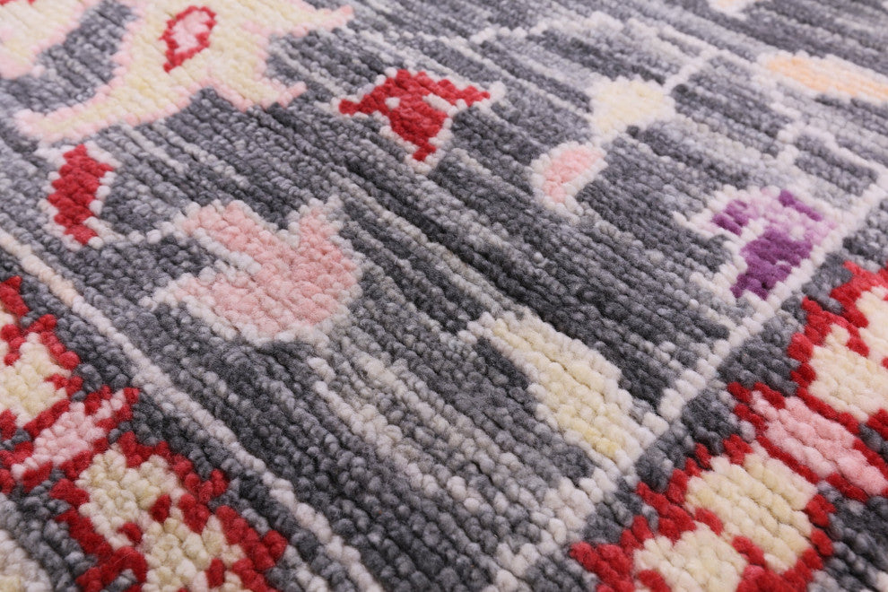 Turkish Oushak Handmade Wool Rug 8' 11" X 11' 11" - Q15661