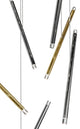 MIRODEMIÂ® Villars-sur-Var Gold/Chrome/Black Kitchen Lighting, 30 Lights