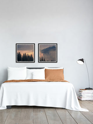 Light Rays Diptych, 2-Piece Set, 12x12 Panels