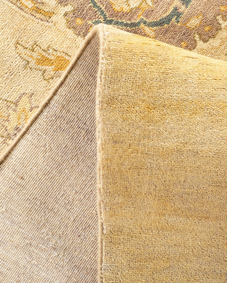 Ellie, One-of-a-Kind Hand-Knotted Area Rug, Ivory, 8' 0"x10' 4"