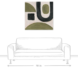 Abstract Trendy Shapes 36 x 36 Canvas Wall Art