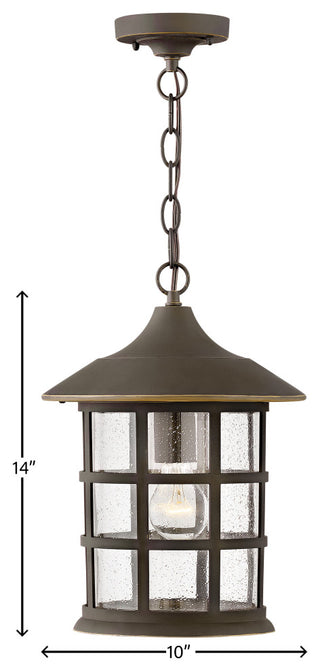 Hinkley Freeport Coastal Elements Medium Hanging Lantern, Oil Rubbed Bronze