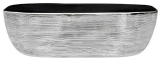 Ruvati RVB2016BS 20 x 16 Black & Silver Decorative Art Bathroom Vessel Sink
