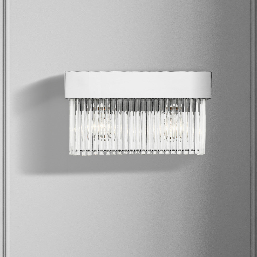 Livex Lighting Norwich 2 Light Polished Chrome ADA Sconce