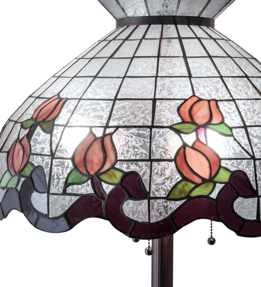 62 High Roseborder Floor Lamp