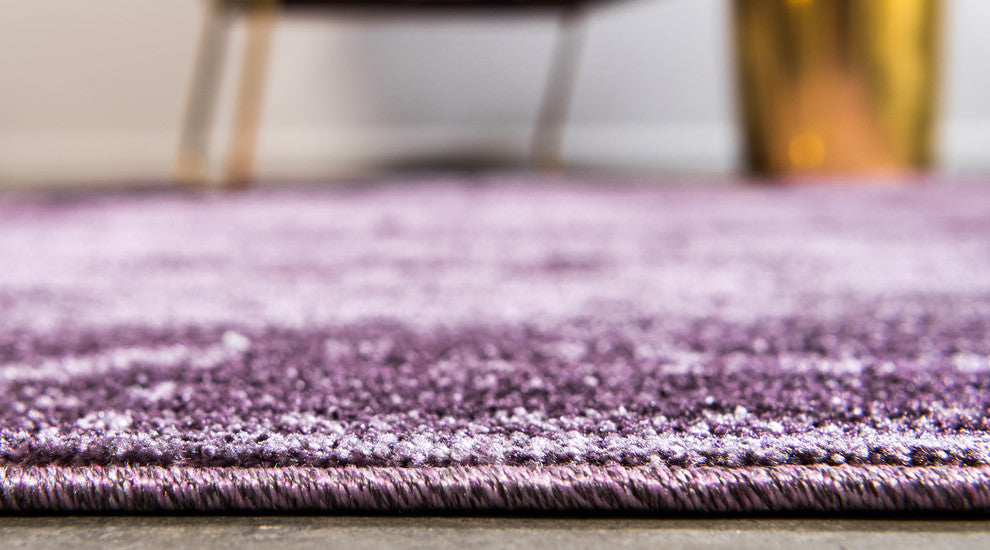 Rug Unique Loom La Jolla Violet Round 6' 0 x 6' 0