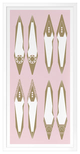 Shoe Collection Fine Art Print, White, 32"x16"