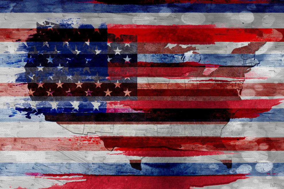 "Land of the Free" Print on Canvas, 60"x40"
