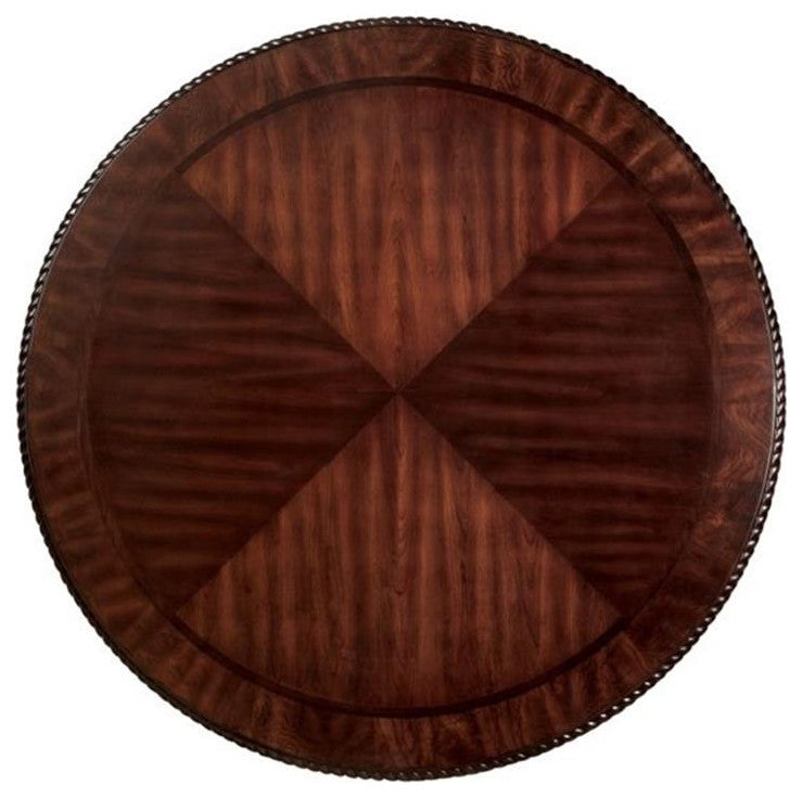 Furniture of America Ramsaran Wood 7-Piece Dining Table Set in Brown Cherry