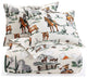 3-Piece Ranch Life Reversible Comforter Set, Duffle Bag, Super King