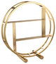 Gold Stainless Steel Circular Table Lamp