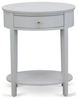 Nightstand, 1 Drawer, Stable, Sturdy Constructed Urban Gray Finish