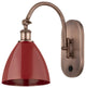 Innovations 518-1W-AC-MBD-75-RD-LED 1-Light Sconce, Antique Copper