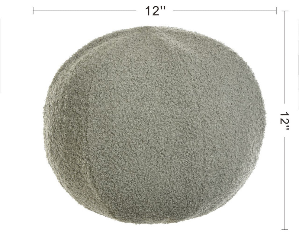 Dann Foley Lifestyle-Sphere Plush Pillow-Light Grey