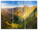 "Karpaty Highrise Mountains" Photo Metal Wall Art, 3 Panels, 36"x28"