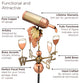 Wine Bottle Weathervane, Pure Copper