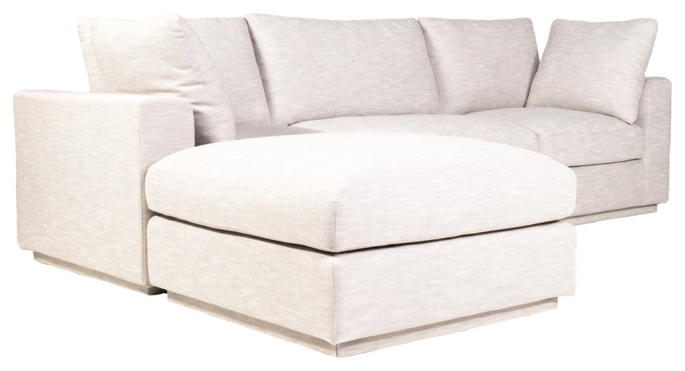 First of A Kind Justin Lounge Modular Sectional Taupe