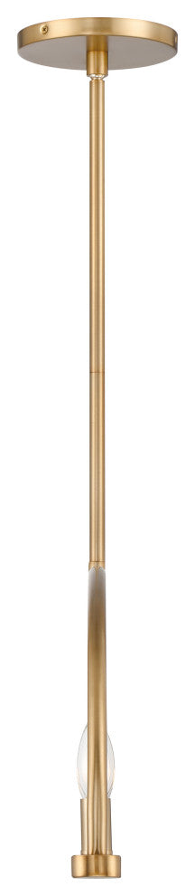 Abbott Eight Light Chandelier in Vibrant Gold