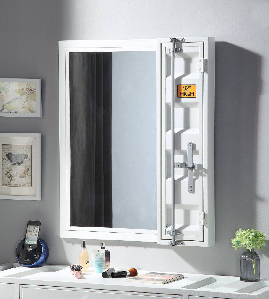 ACME Cargo Vanity Mirror, White
