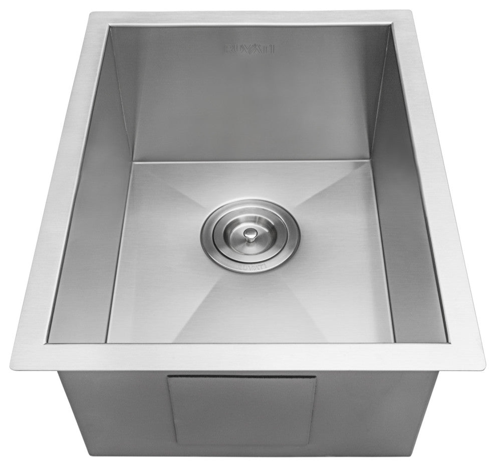 Ruvati RVH7110 Undermount 16 Gauge 14" Bar Sink Single Bowl In Stainless Steel