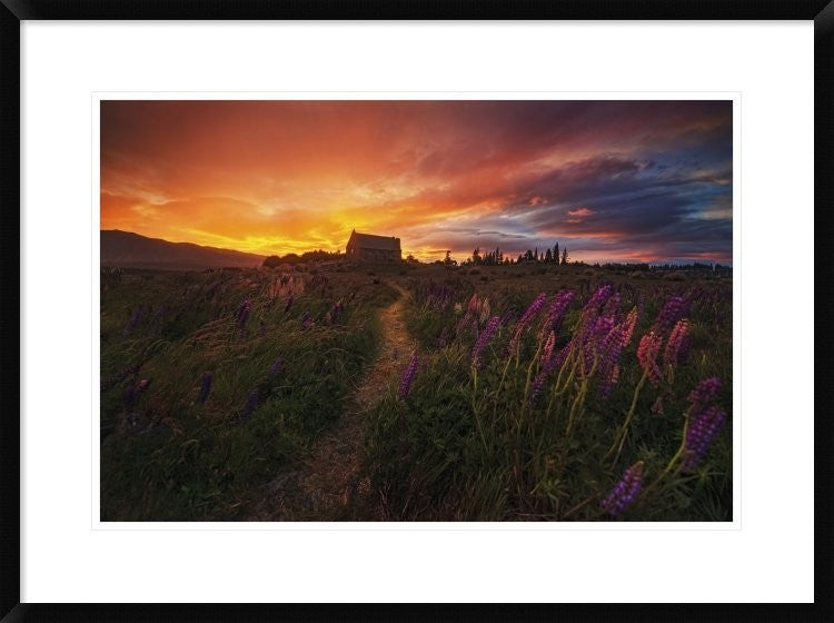 "In The Wind" Framed Digital Print by Yan Zhang, 32x24"