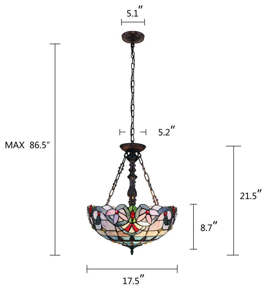 CHLOE Lighting CH3T381VB18-UP2 GRENVILLE Victorian Dark Bronze 2 Light