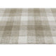 Jaipur Plaid Area Rug, Gray, 2'6"x8'