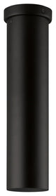 1-Light, 40W Single Tube Ceiling Light, Matte Black